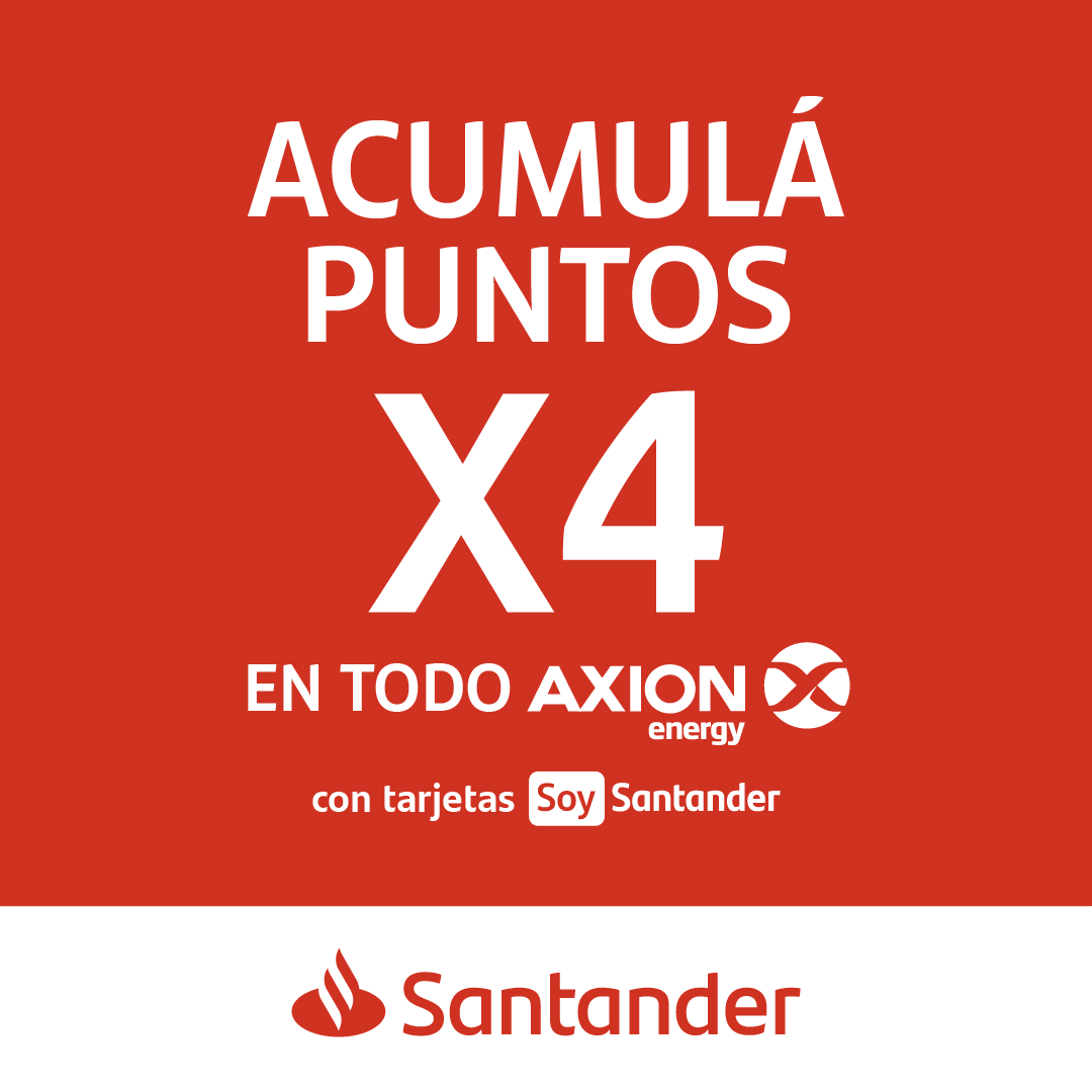 AXION y Soy Santander: Puntos x4